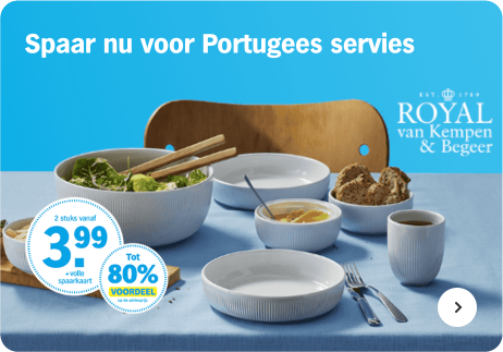 Albert Heijn Dokkum AH 2024 Spaaractie Portugees servies