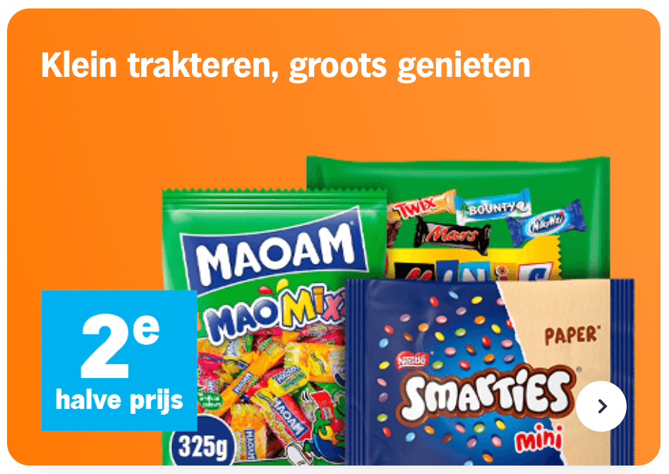 Albert Heijn AH Dokkum Bonus week 45 Sint Maarten St. Maarten Snoep aanbieding 11 november lampionnen kinderfeest trakteren